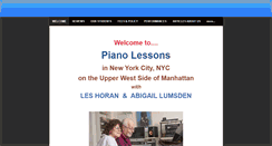 Desktop Screenshot of pianolessonsnyc.com