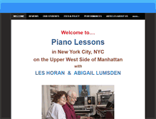 Tablet Screenshot of pianolessonsnyc.com