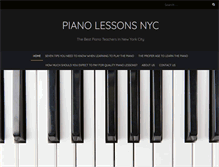 Tablet Screenshot of pianolessonsnyc.org